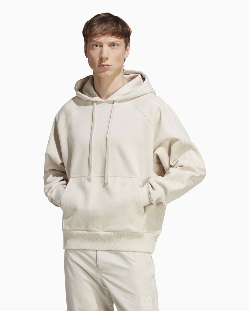 Adidas hoodie heren best sale beige
