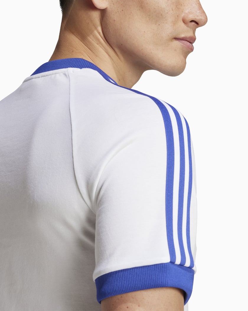 Adidas shirt blue and white outlet