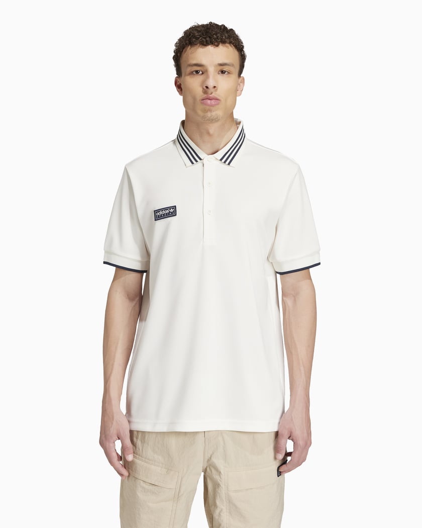 Polo adidas originals blanco clearance