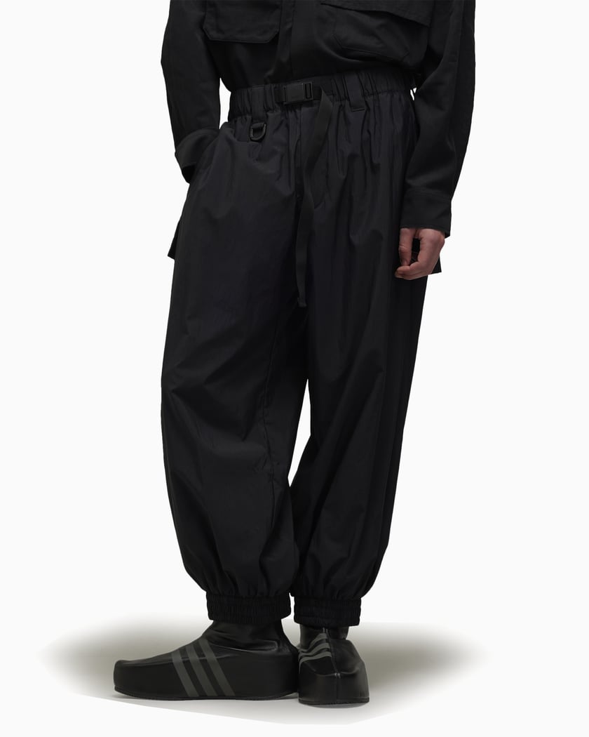 adidas Y 3 Allover Printed Men s Nylon Shell Pants Black IW7498 FOOTDISTRICT