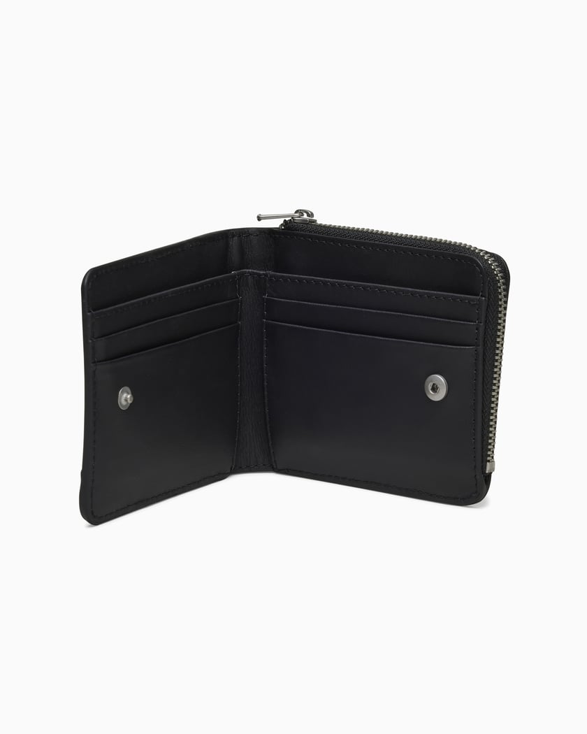 adidas Y 3 Unisex Cow Leather Wallet Nero IY4061 FOOTDISTRICT