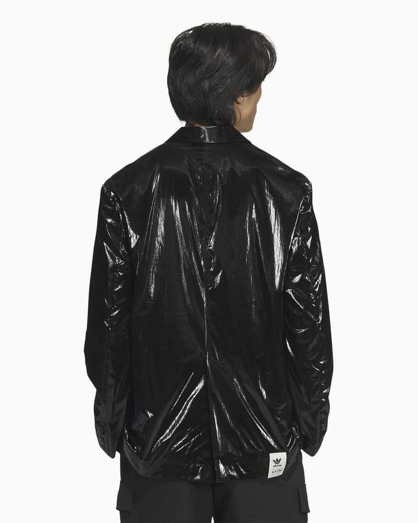 Adidas metallic jacket sale