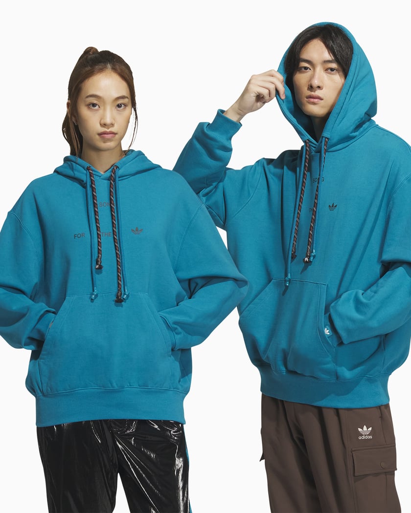 adidas Originals x Song For The Mute Unisex Hoodie Blau IY9518 FOOTDISTRICT