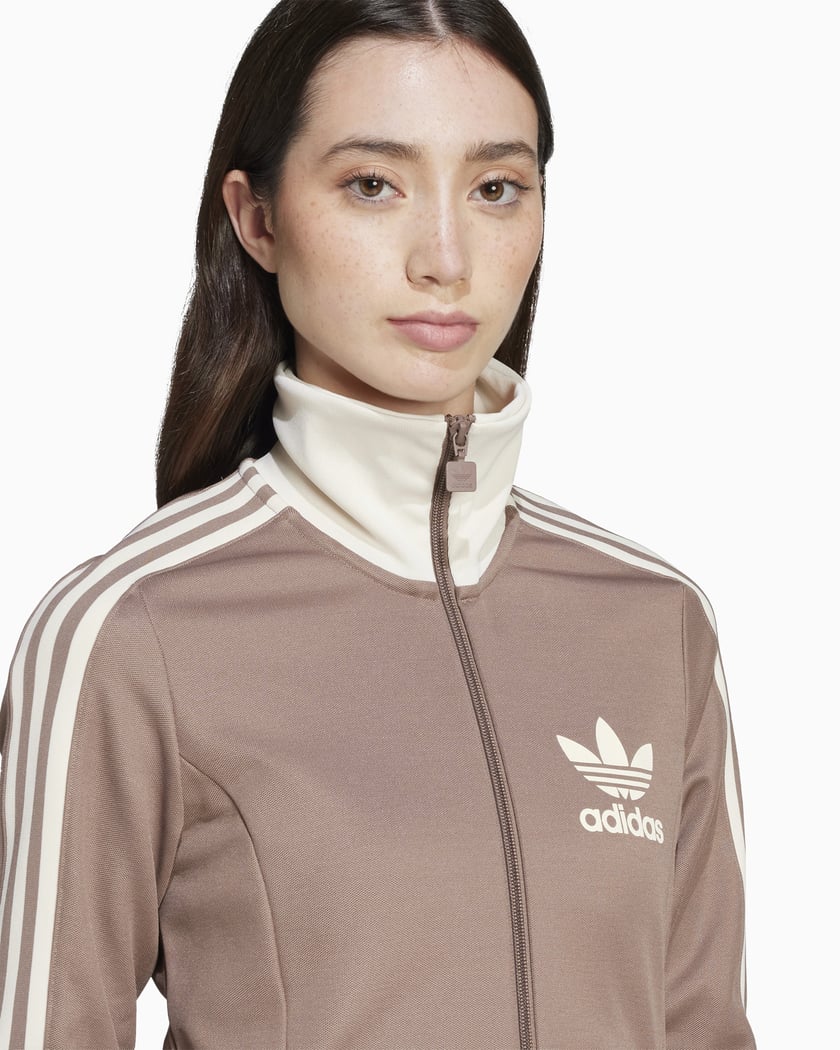 adidas Originals 3 Stripes Women's Track Dress Beige JC5779