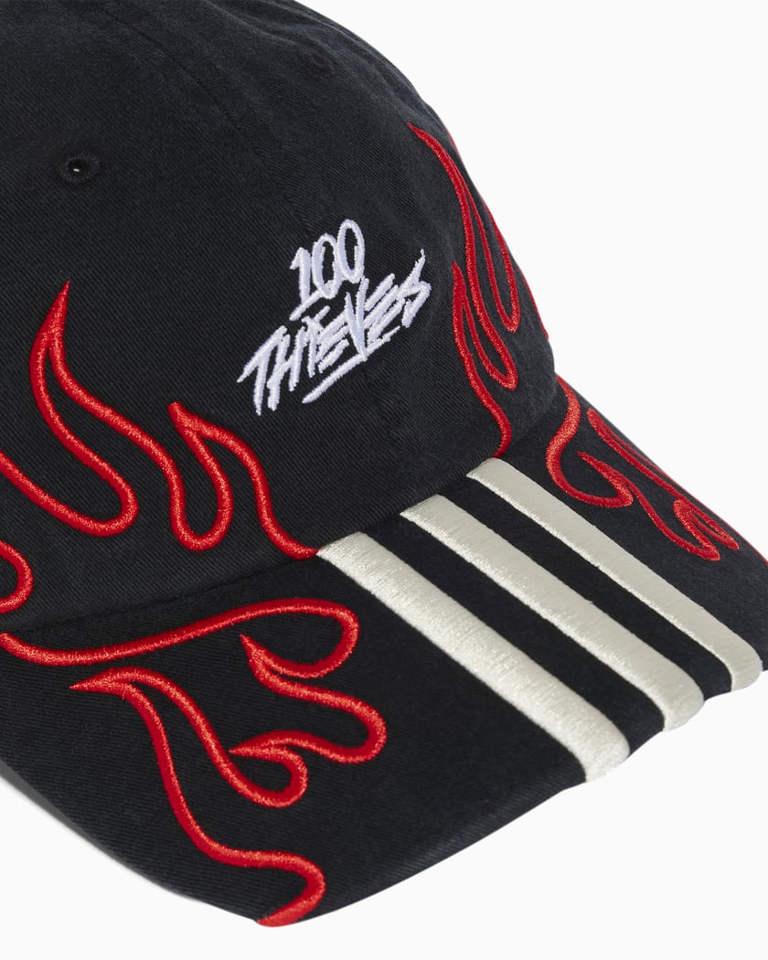 adidas Originals x 100 Thieves Unisex Cap Black JE0319 FOOTDISTRICT