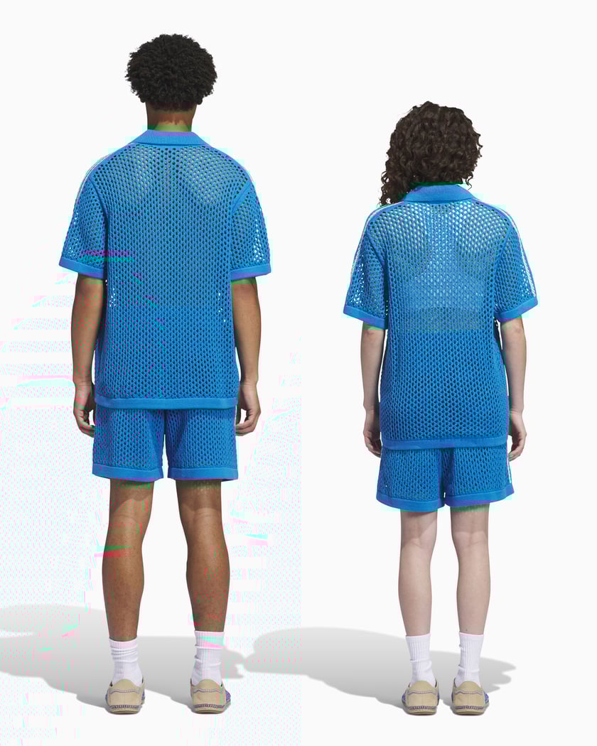 adidas Originals x CLOT By Edison Chen Unisex Crochet Polo Shirt