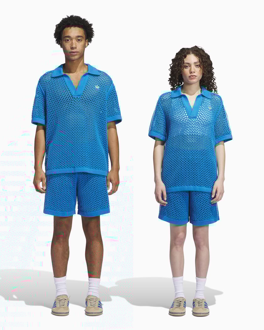 adidas Originals x CLOT By Edison Chen Unisex Crochet Polo