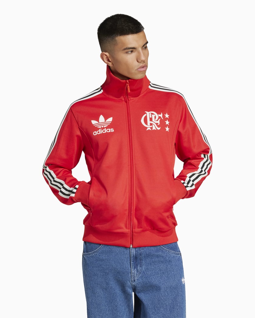 CRフラメンゴ☆話題沸騰！アディダス☆CR Flamengo 81 Track Top Adidas CR Flamengo TRACK TOP 81 Red Mens Track Jacket adidas