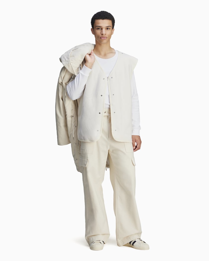 adidas Originals x Wales Bonner Men's Coach Jacket Beige adidas Originals x Wales Bonner Men's Coach Jacket Beige