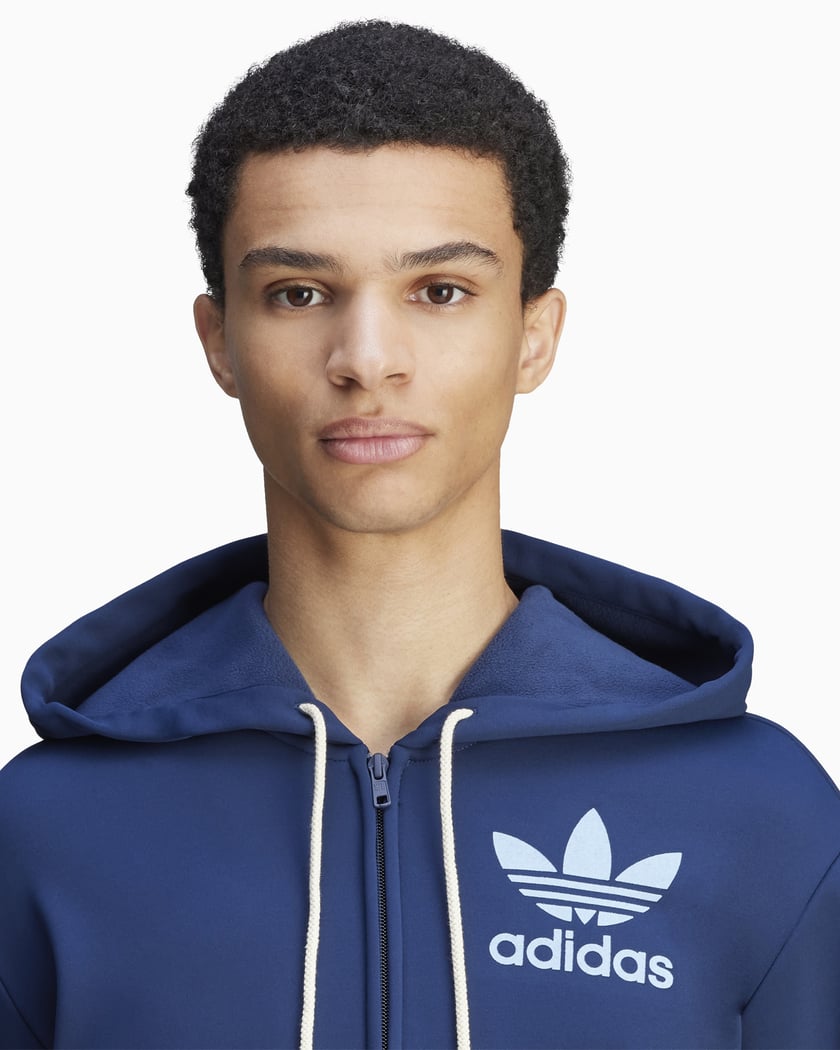 adidas Originals x Wales Bonner Men s Track Hoodie Blu JJ2939 FOOTDISTRICT