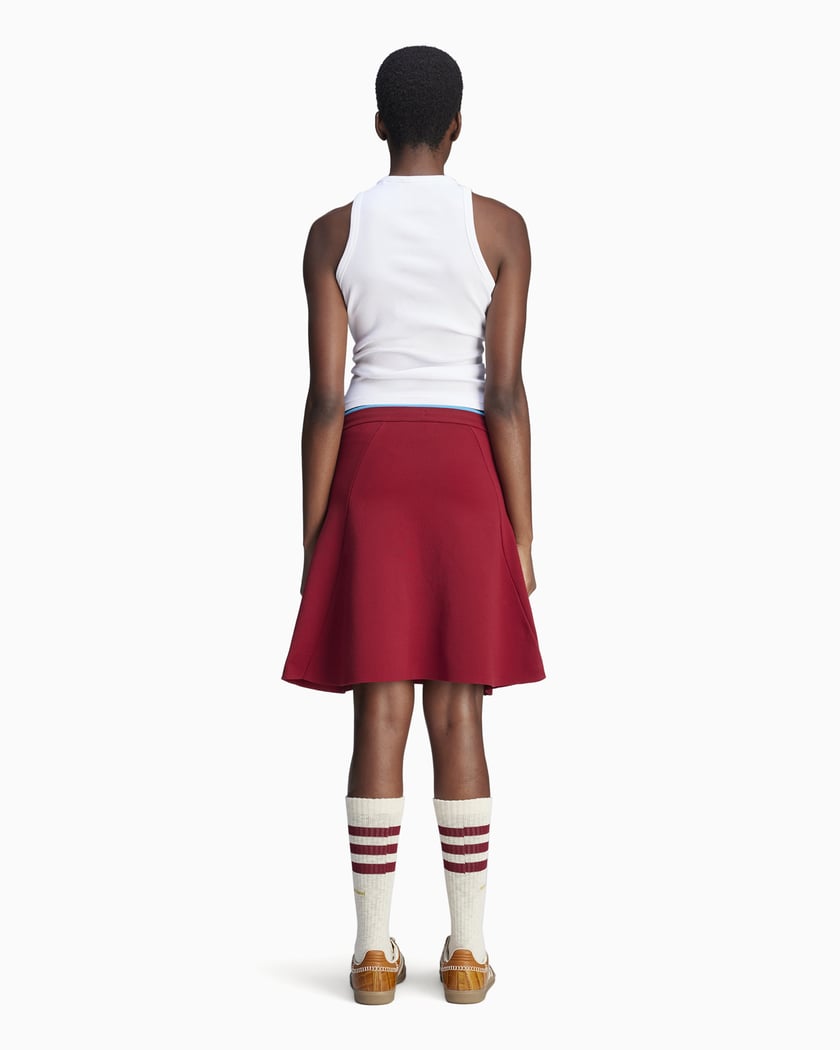 Adidas red skirt shop