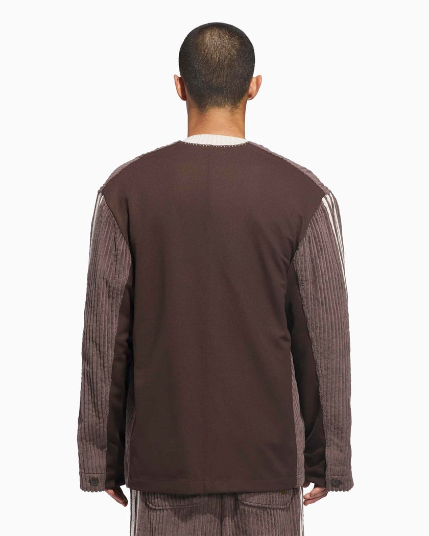 adidas Originals x CLOT Cord Relaxed Unisex Cardigan Brown JM2827