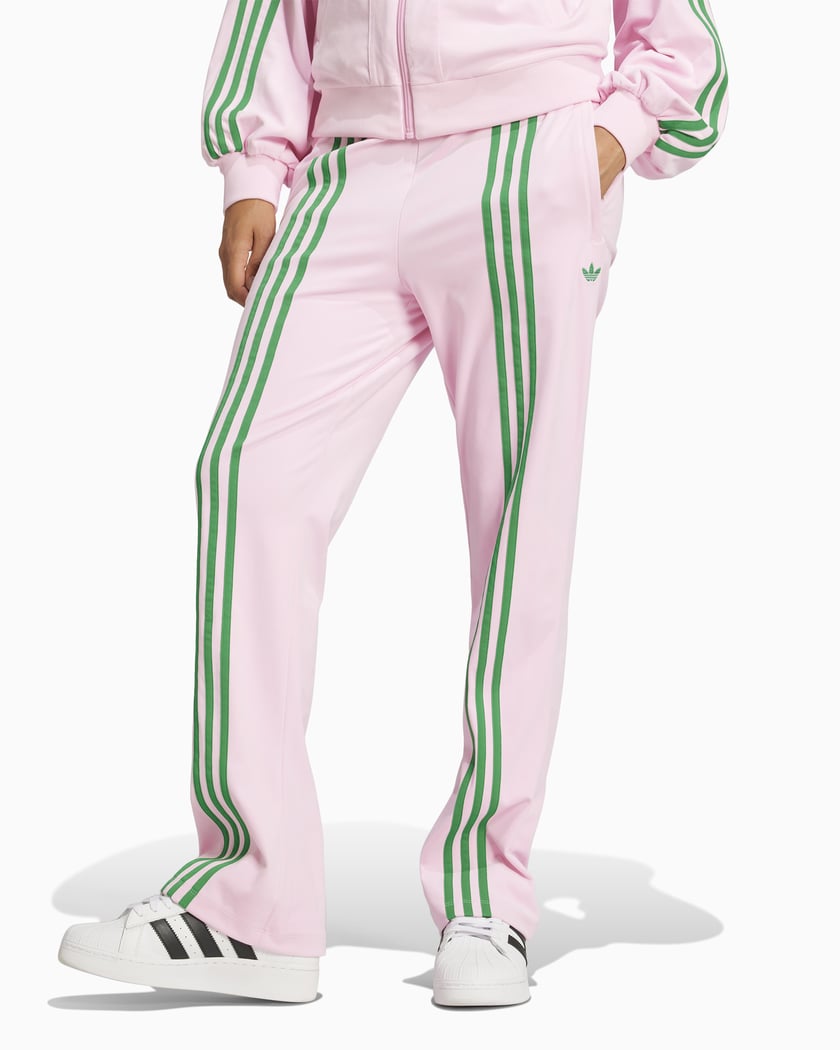 Adidas pants pink stripes store