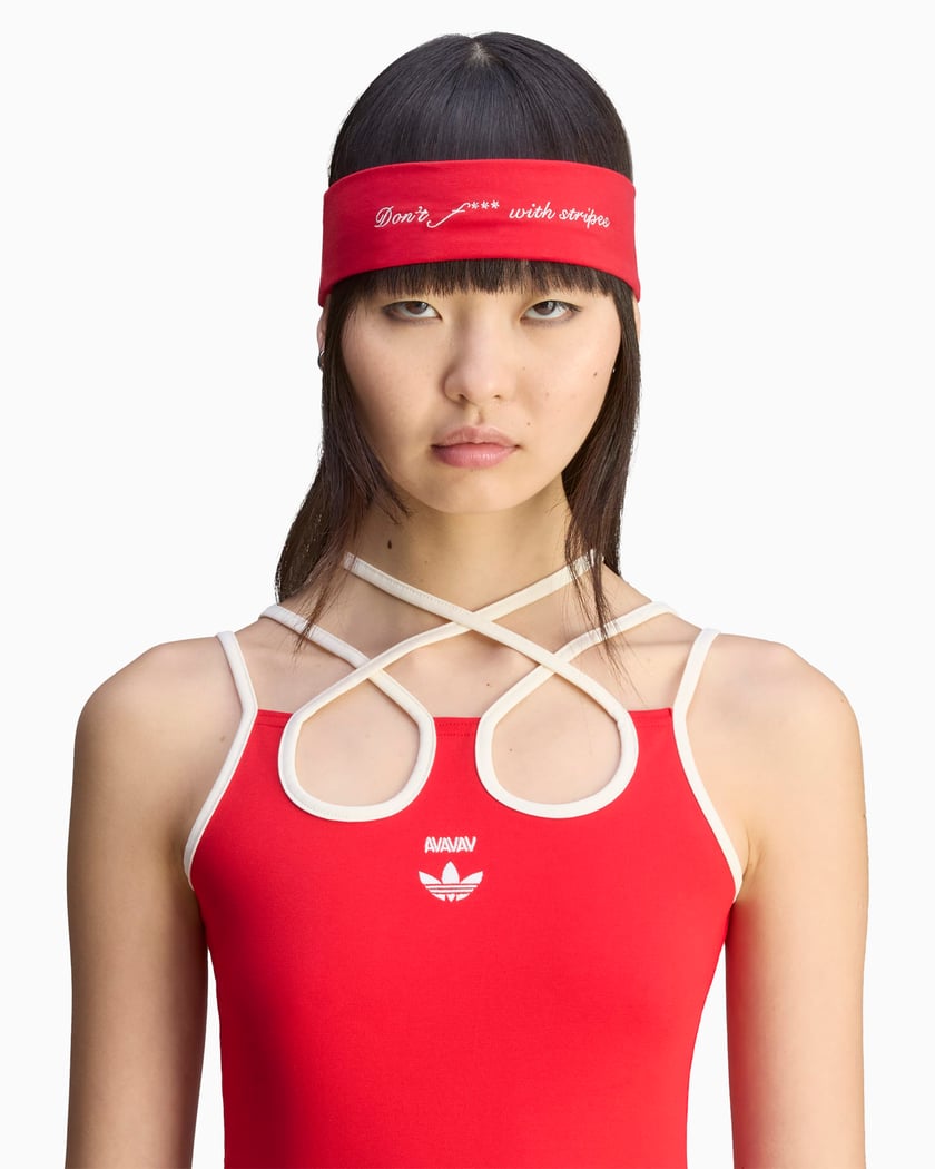 adidas Originals x AVAVAV Slim Women's T-Shirt Red JP4856