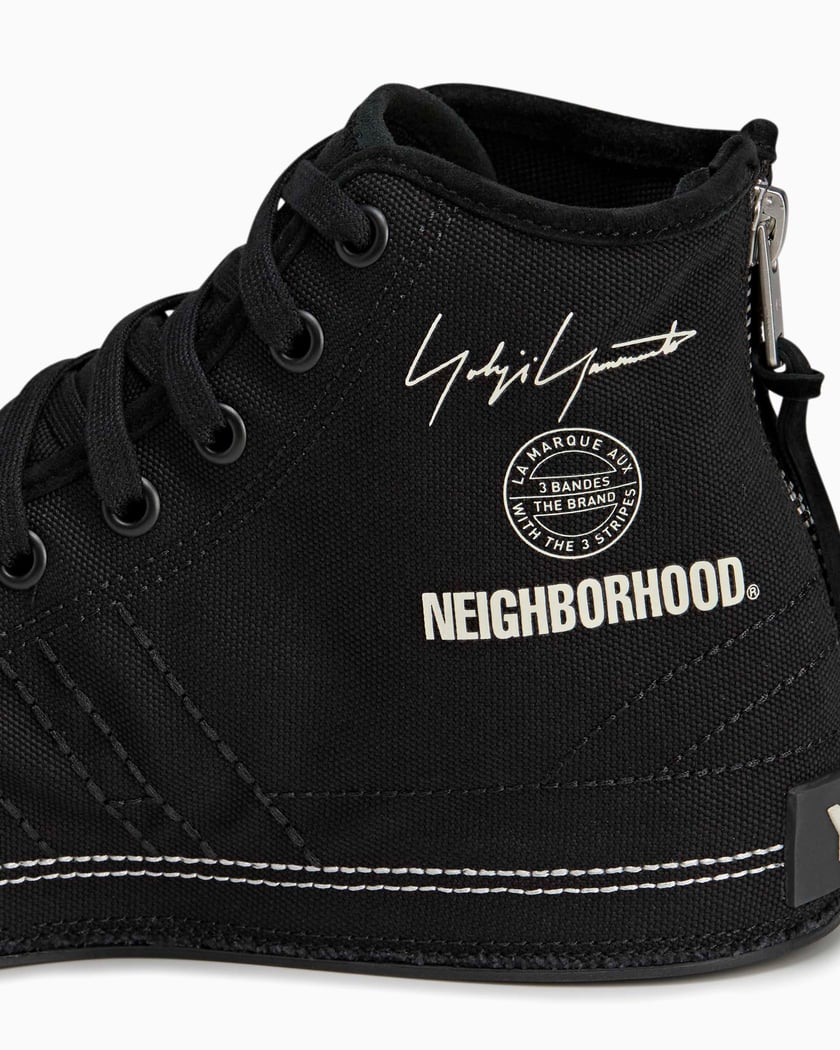 adidas Y-3 x Neighborhood Nizza Hi Black JP6454 | FOOTDISTRICT