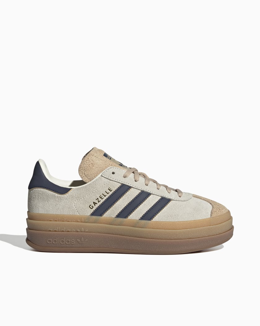 Adidas superstar bold shoes women's beige cheap