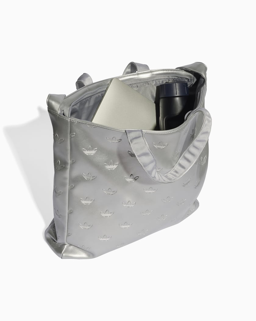 Bolso de mano adidas Originals Adicolor Sh Unisex Plateado JW0049