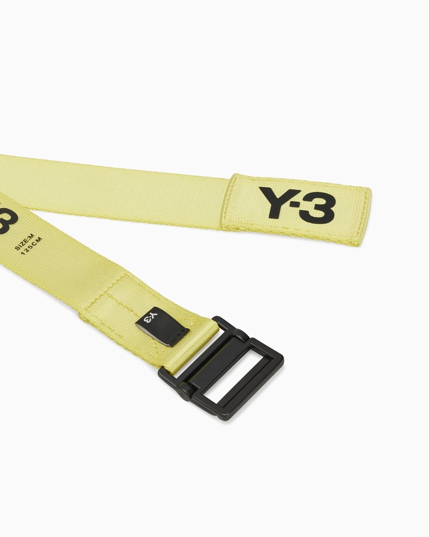 adidas Y 3 Classic Logo Unisex Belt Yellow JW4682 FOOTDISTRICT
