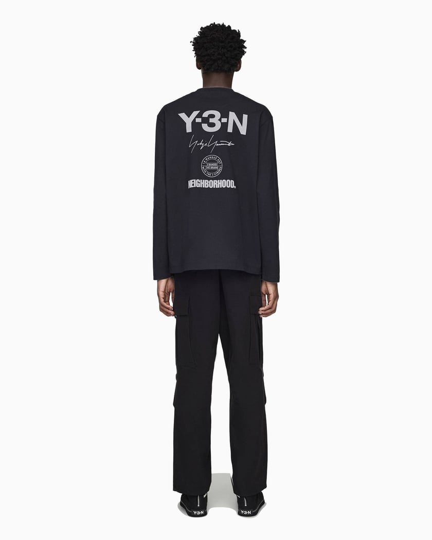 adidas Y-3 x Neighborhood Logo LS Long-Sleeved Relaxed Men's T