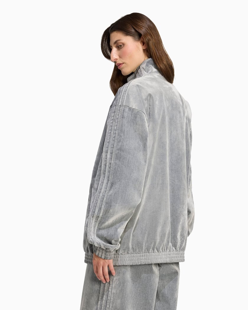 adidas Originals Firebird Oversize Damen-Trainingsjacke Grau