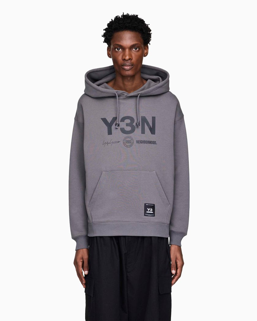 adidas Y-3 x Neighborhood Relaxed Hoodie voor heren Grijs JX7462