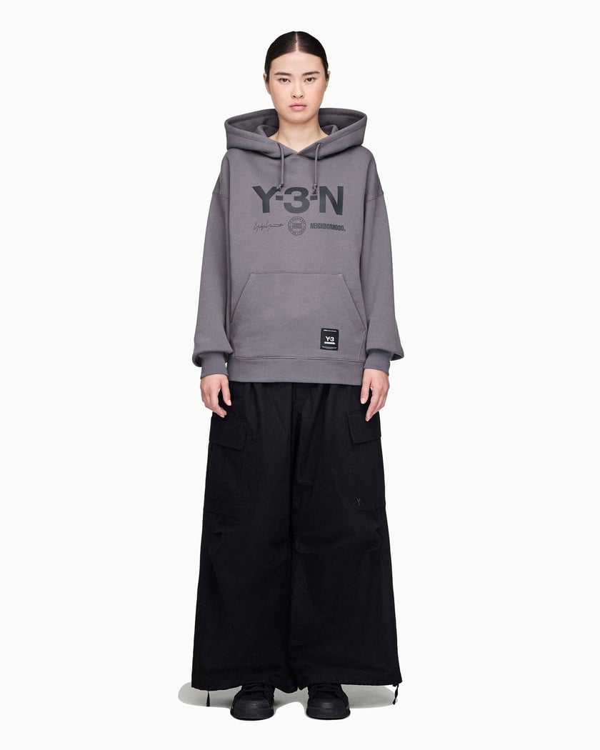 Hoodie Relaxed adidas Y-3 x Neighborhood per uomo Grigio JX7462