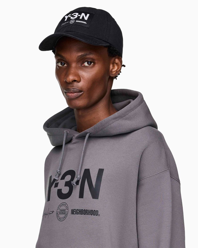 adidas Y-3 x Neighborhood Relaxed Men's Hoodie Gray JX7462