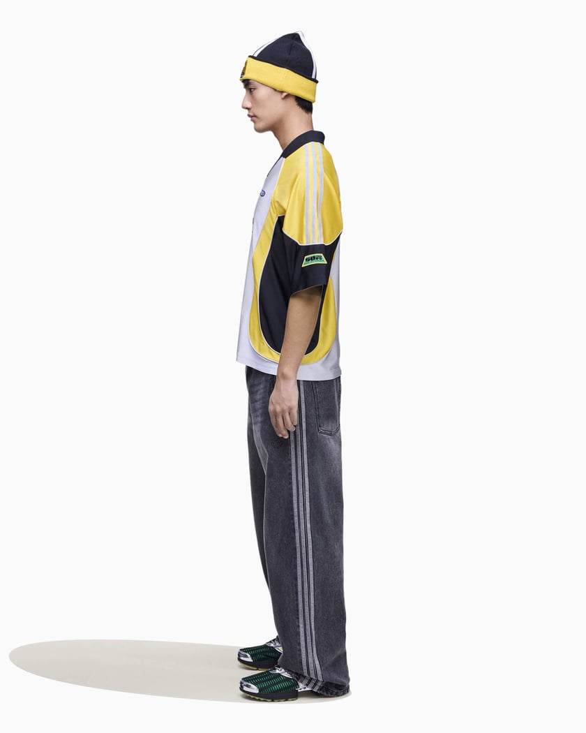 adidas Originals x Brain Dead Oversize Men's Jersey T-Shirt Yellow