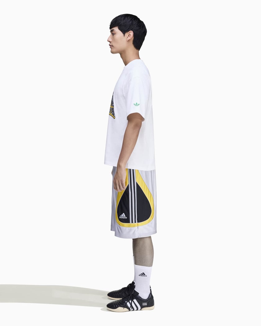 adidas Originals x Brain Dead Oversize Unisex Shorts White JY7962