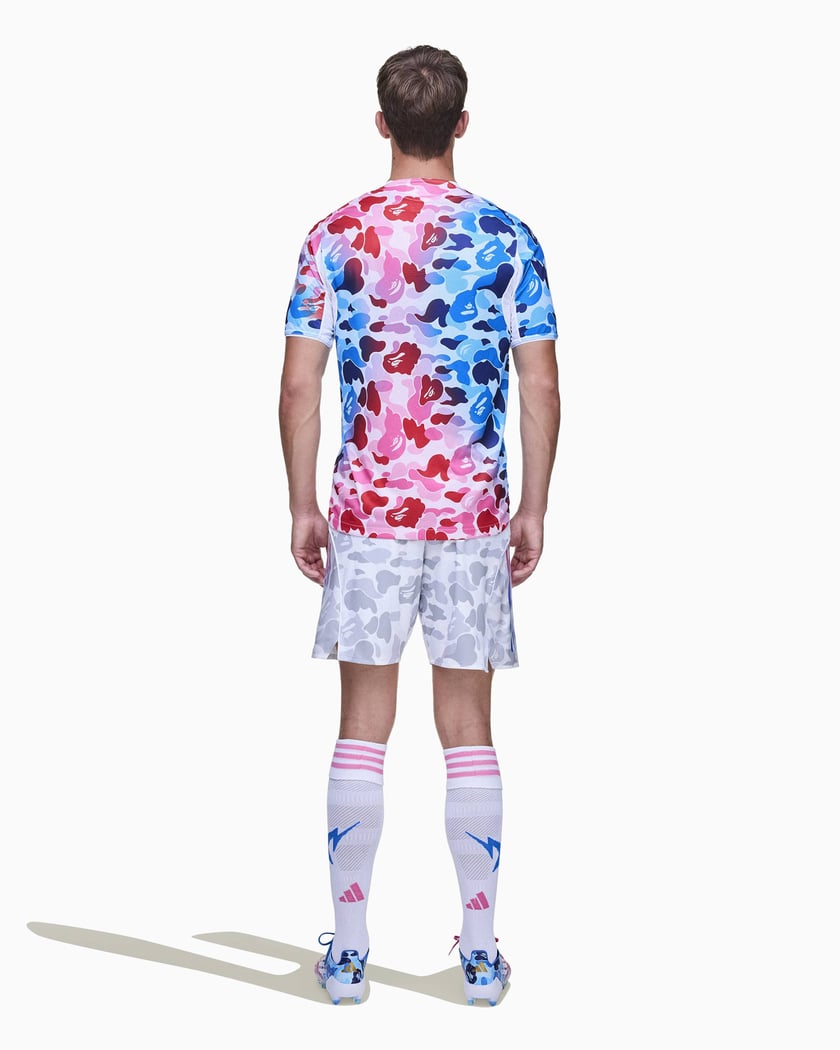 Jersey T-Shirt com gráfico Slim adidas Originals x BAPE Football