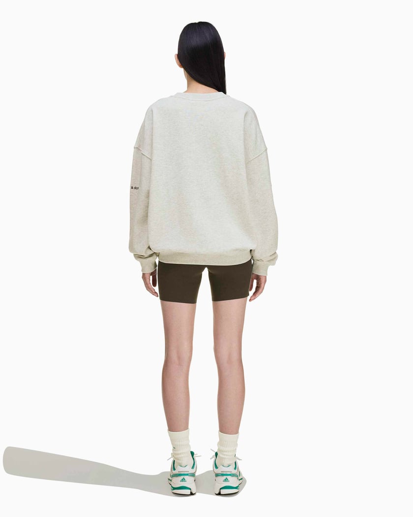 adidas Originals x Sporty & Rich Women's Sweatshirt Gray