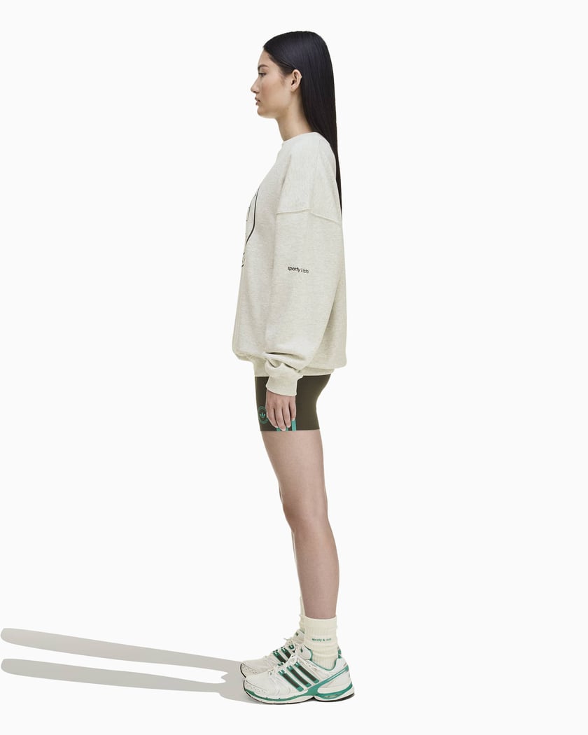 adidas Originals x Sporty & Rich Women's Sweatshirt Gray
