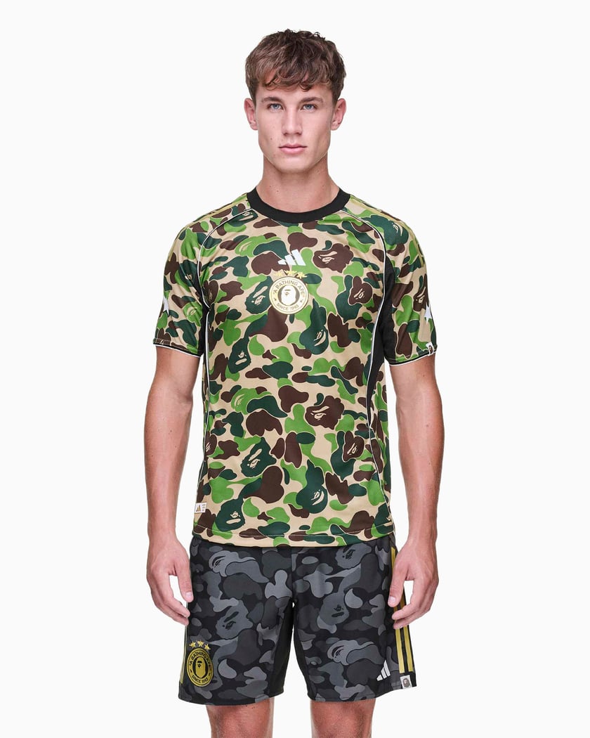 Jersey T-Shirt com gráfico Slim adidas Originals x BAPE Football