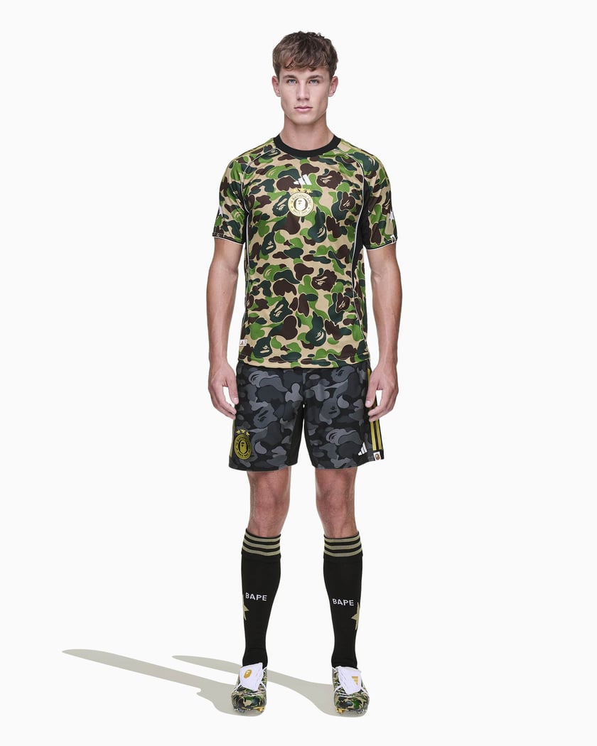Pantalones cortos Slim adidas Originals x BAPE Football para