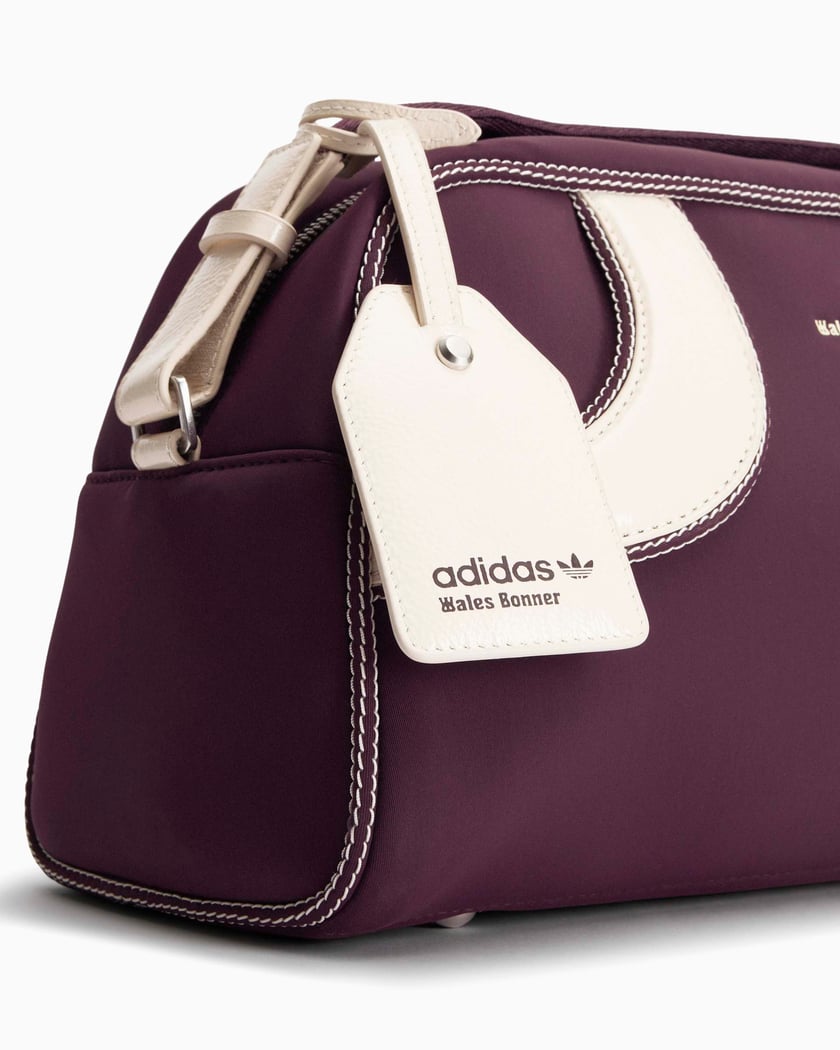 adidas Originals x Wales Bonner Unisex Shoulder Bag Burgundy