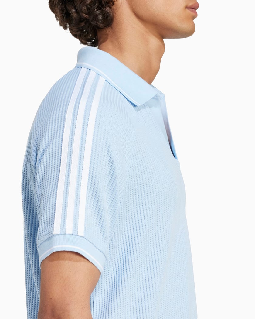adidas Originals Men's Polo Shirt Blue KC0690 FOOTDISTRICT