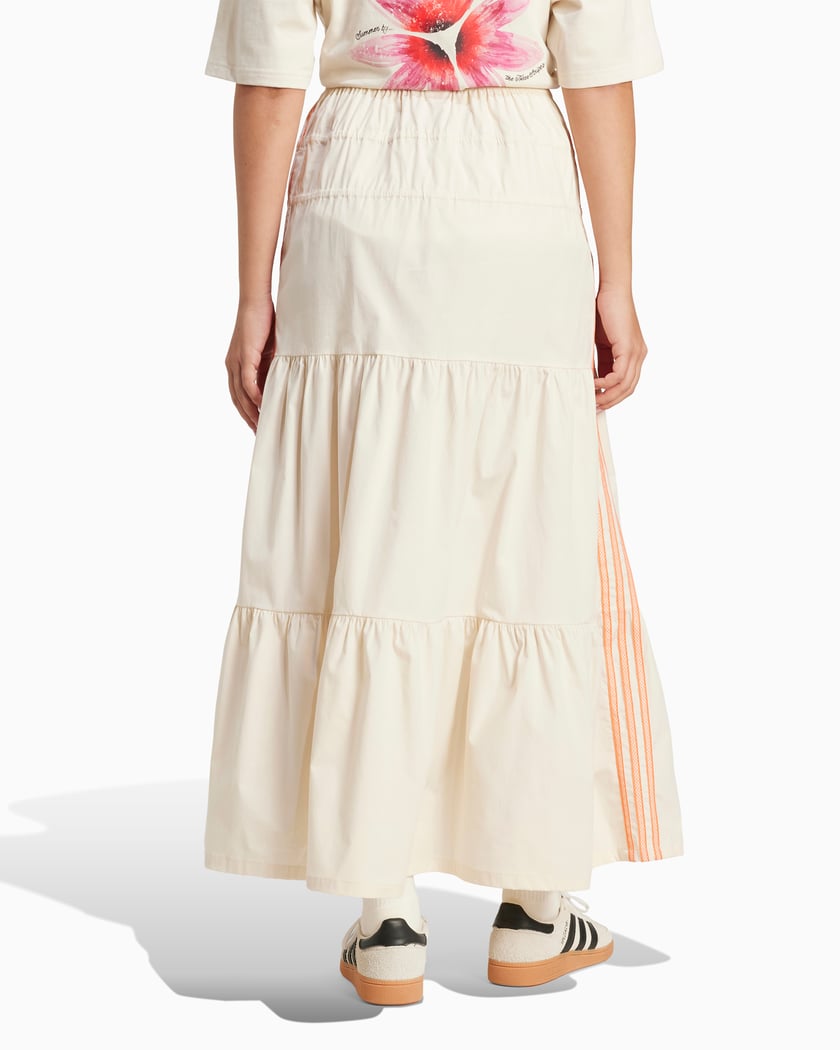 adidas Originals Women's Long Skirt Beige KC0768 | FOOTDISTRICT
