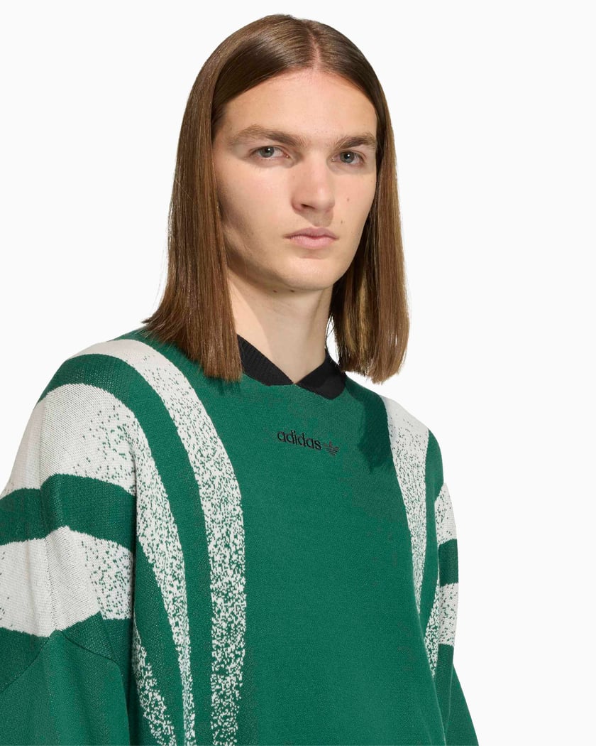 adidasスウェット adidas Originals sweatshirt Tartan Half Zip women's green color