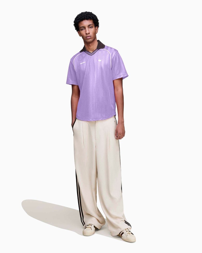 adidas Originals x Wales Bonner Men's Jersey T-Shirt Purple KD0377