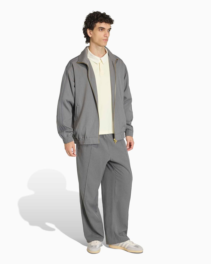 adidas Originals Firebird Relaxed Men's Windbreaker Gray KD2256