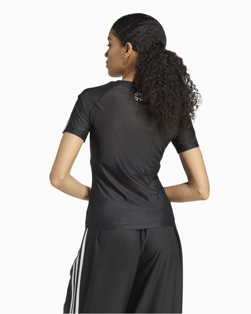 ★adidas originals★W TEAMGEIST TOP★追跡可 adidas Originals Teamgeist Slim Women's T-Shirt Black KE9795