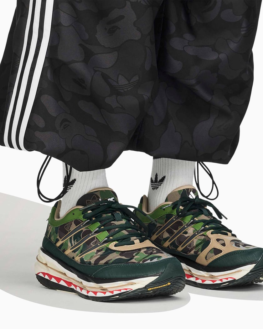 adidas Originals x BAPE Jacquard Relaxed Men's Track Pants Black
