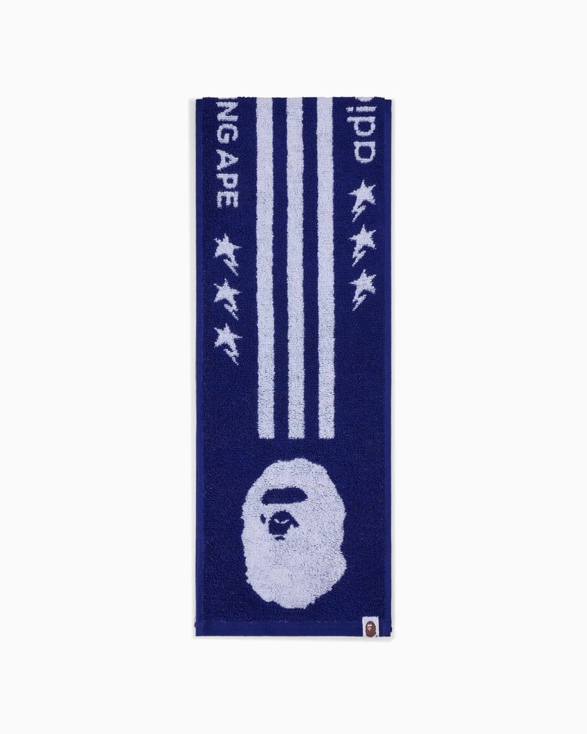 adidas Originals x BAPE FB Unisex Towel Blue KF4920 | FOOTDISTRICT