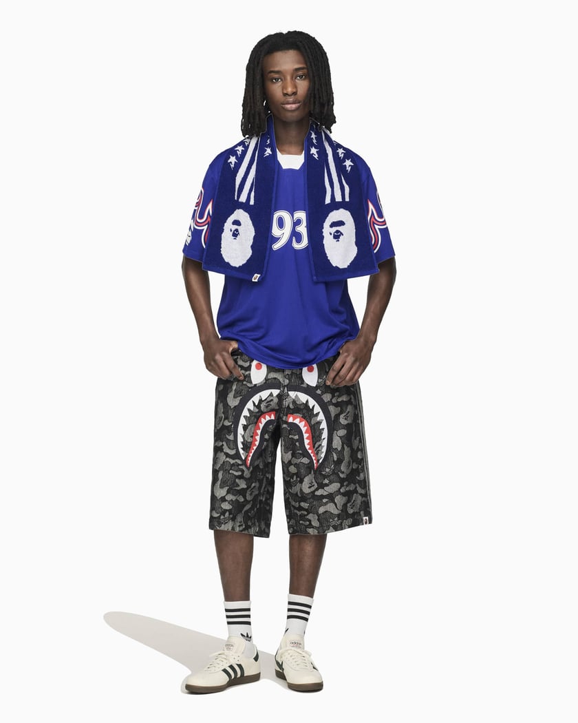 adidas Originals x BAPE FB Unisex Towel Blue KF4920 | FOOTDISTRICT