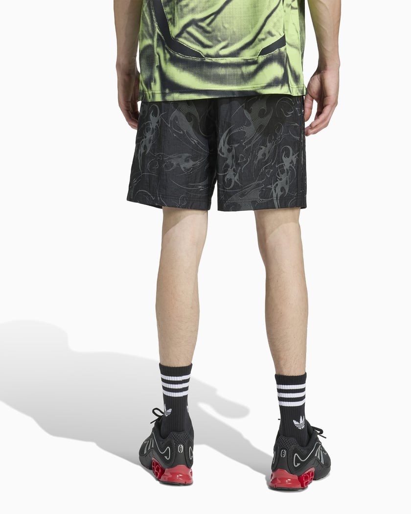 ★adidas originals★W ESSENTIAL RIPSTOP SHORTS★追跡可 adidas originals Contrasting Colors Zipper Shorts Black DN8025
