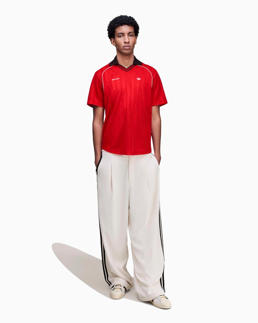 adidas Originals x Wales Bonner Jacquard Unisex Jersey T-Shirt Rot