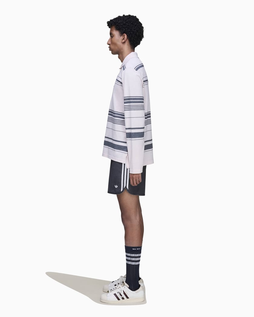 adidas Wales Bonner ショートパンツ シルバー adidas x Wales Bonner – Metallic Track Shorts Silver