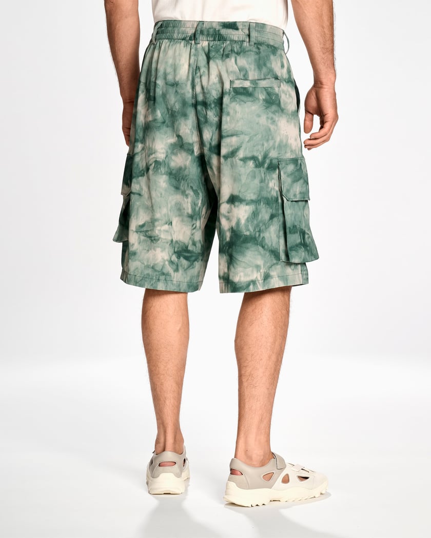 adidas Y-3 Oversize Men's Shorts Tie-Dye, Turquoise KS5221