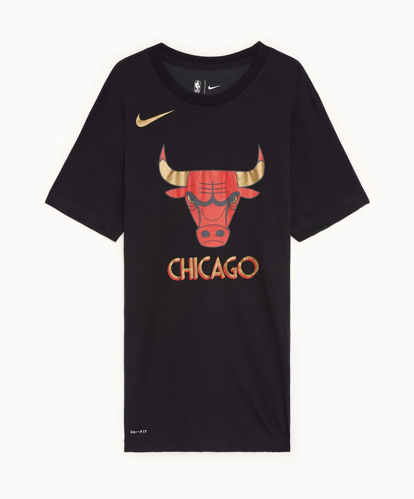 Nike NBA Chicago Bulls City Edition Men s Short Sleeve T Shirt